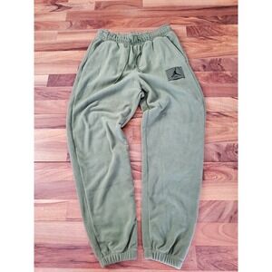 NWT Air Jordan Men's Fleece Washed Pants "SKY J LT OLIVE Sz S Standard Fit